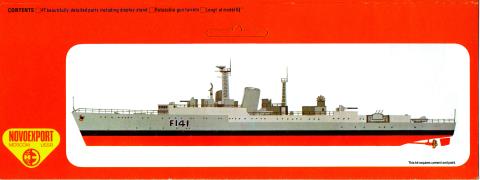 Гид по окраске и нанесению маркировки NOVO Toys Ltd F125 Cat.No.76030 HMS Torquay Anti-Submarine Frigate (реконструкция)